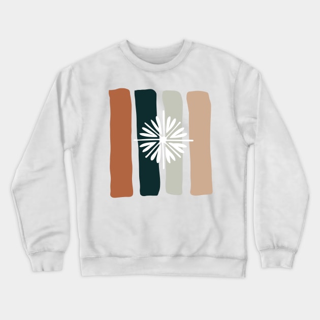 Abstract Print- Bohemian Collection Crewneck Sweatshirt by Designs by Katie Leigh